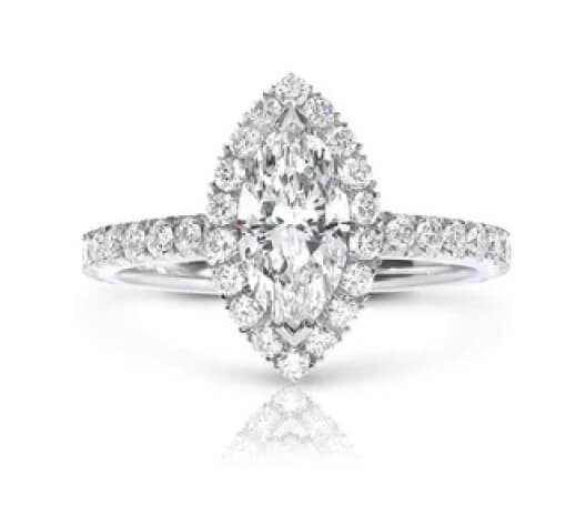 Marquise cut diamond image