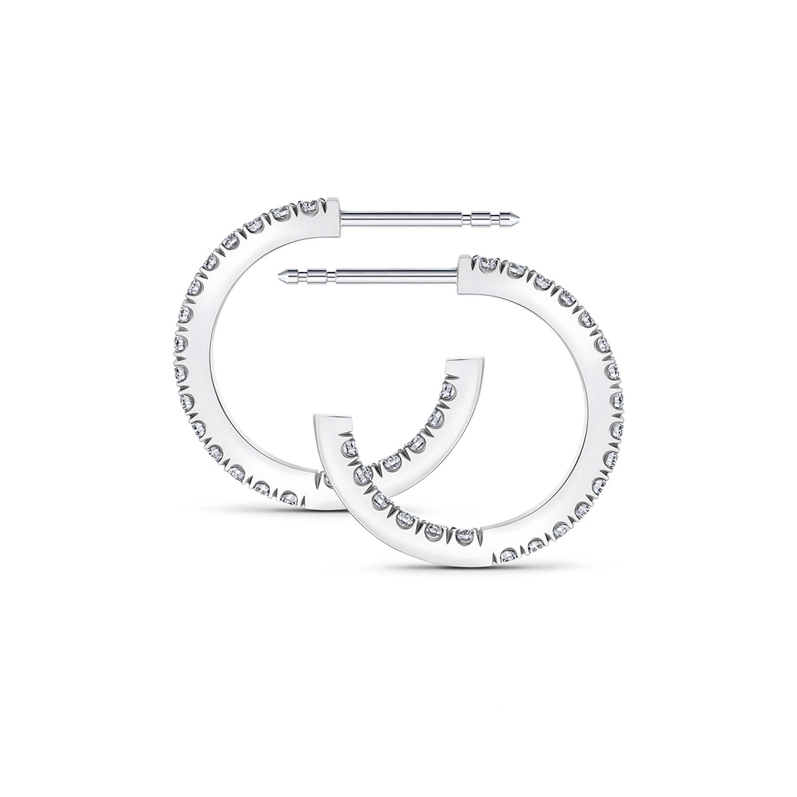 Diamond Hoops 17mm