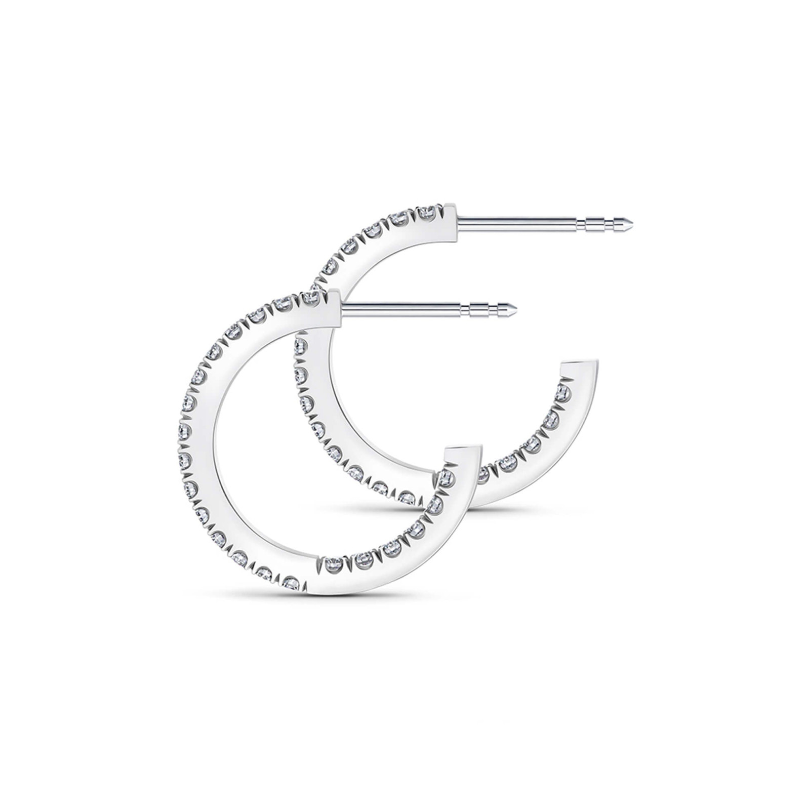 Diamond Hoops 17mm