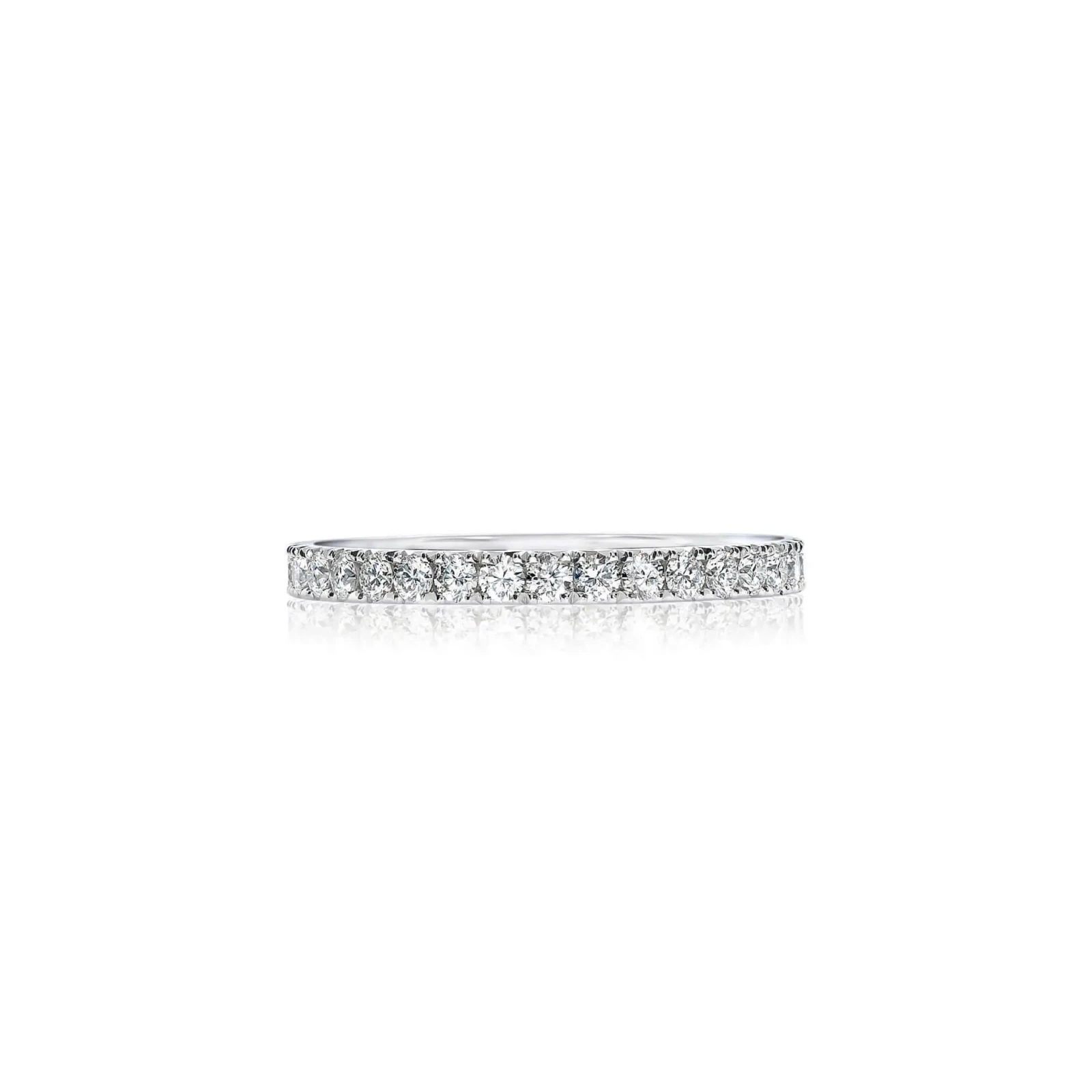 Fishtail Set Diamond Eternity Wedding Ring