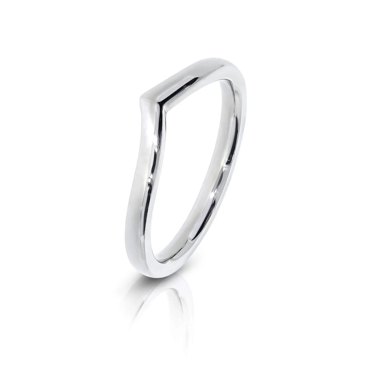 Wishbone Shaped Wedding Ring